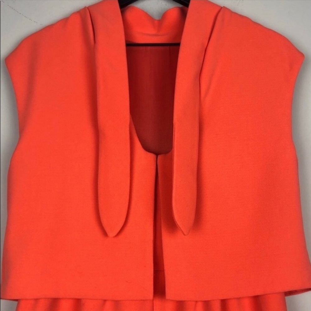 Anthropologie hoss inropia tiered dress in orange. NWT